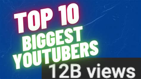 famous youtubers|top 10 biggest youtubers 2023.